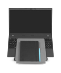 Click to enlarge Ergo T-340 Laptop Stand - With Laptop Back View