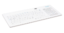 Click to enlarge Cleankeys CK6 Wired Capacitive Desktop Glass Keyboard
