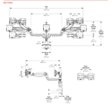 Click to enlarge E5 Triple Dynamic Pole Monitor Arm - SPECS