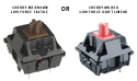 Click to enlarge Low force Tactile or Quiet Linear Mechanical Keyswitches