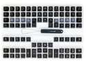 Click to enlarge Kinesis Advantage360 Contoured Keyboard - Optional DVORAK PBT Keycap Sets