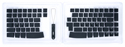 Click to enlarge mWave Black BLANK Keycap Set