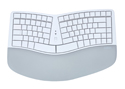 Click to enlarge mWave White BLANK Keycap Set Installed