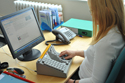 Click to enlarge Maltron Single Hand (Right) Keyboard In Use