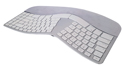 Click to enlarge Matias Sculpted Ergonomic Rechargeable Keyboard for Mac - Rear Top View