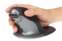 Click to enlarge Penguin Ambidextrous Vertical Mouse - Correct Hand Positioning
